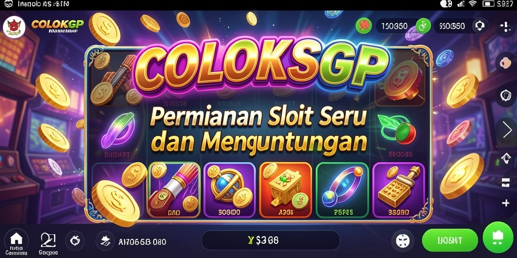 Tampilan gameplay menarik dari game Slot COLOKSGP.