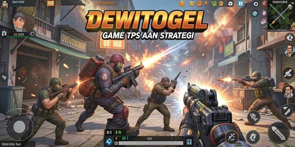 Tampilan gameplay <strong>DEWITOGEL</strong> yang intens di medan perang.
