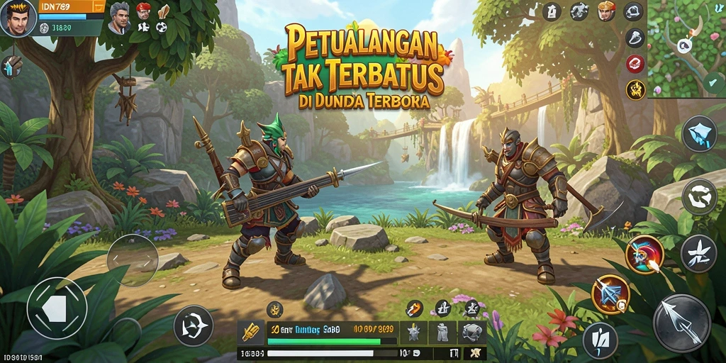 Screenshot gameplay IDN789 menampilkan petualangan di dunia terbuka yang menakjubkan.
