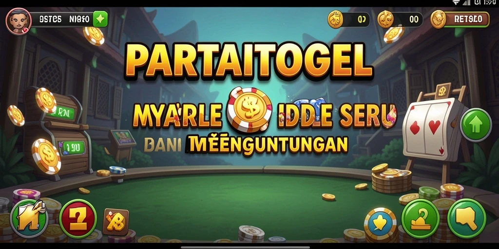 Screenshot utama menampilkan gameplay menarik PARTAITOGEL dengan karakter dan sumber daya.