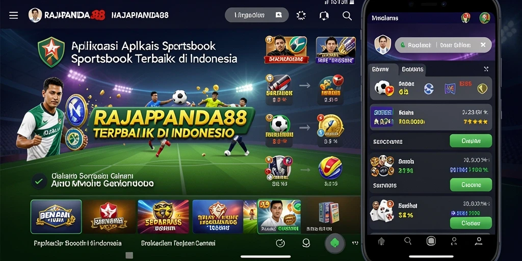 Tampilan menarik dari fitur taruhan olahraga di RAJAPANDA88.